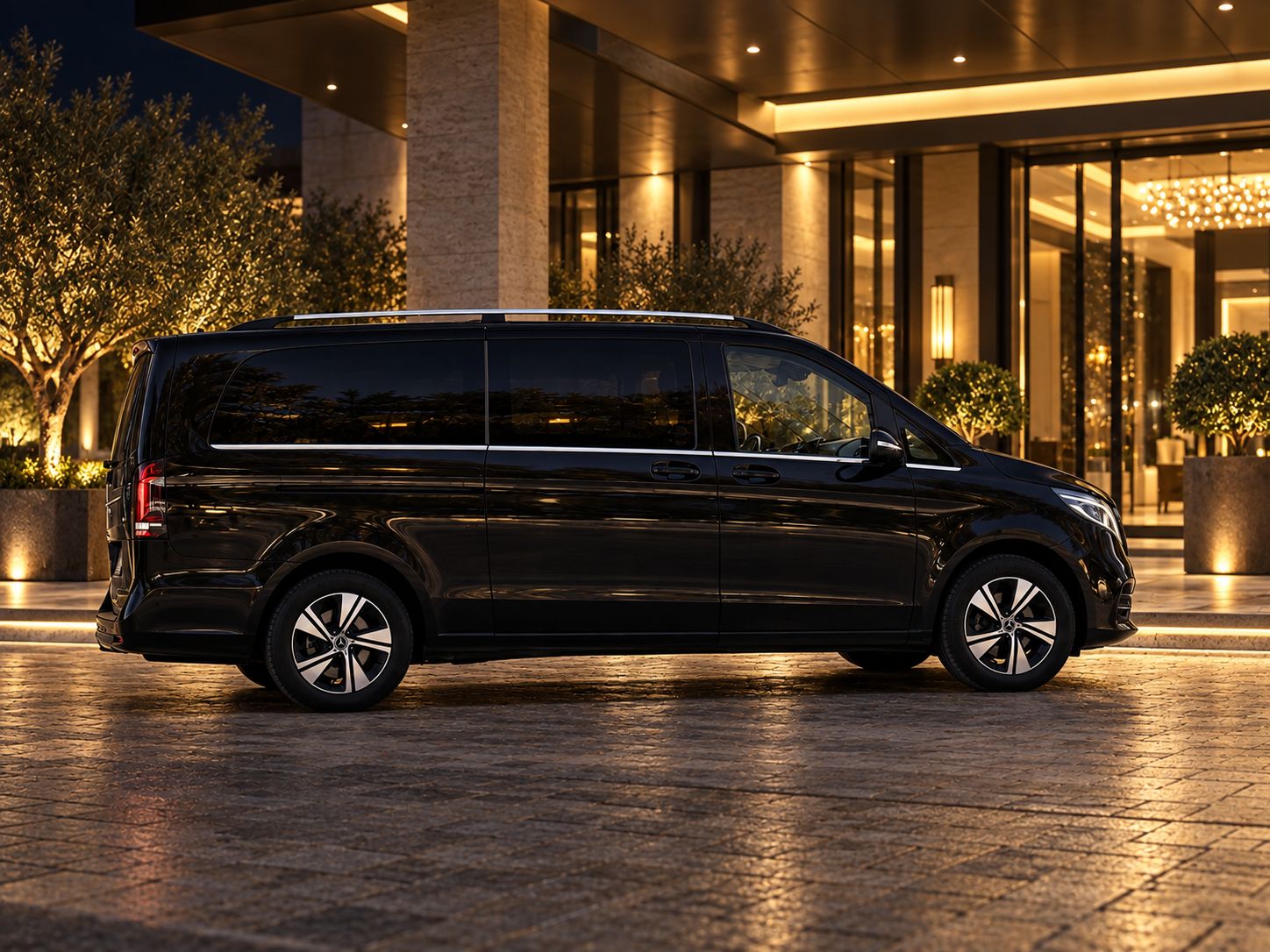 Mercedes Classe V: di fianco