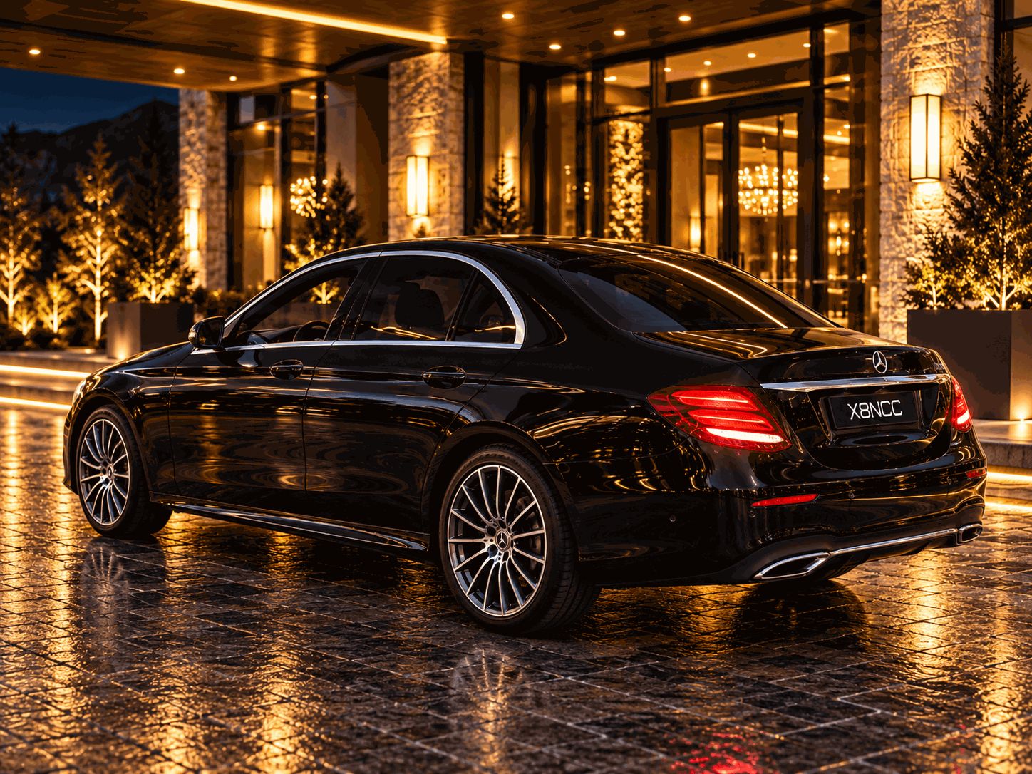 Mercedes Classe E: di dietro